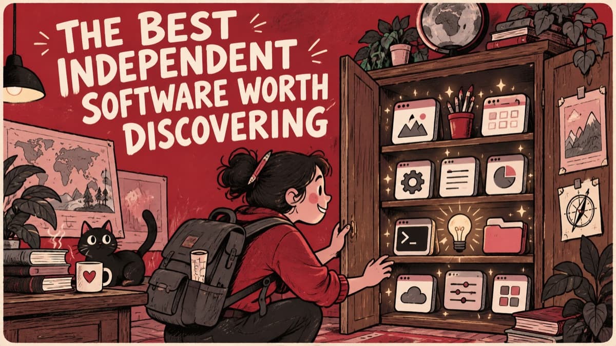RareWeb magazine cover representing independent software worth discovering