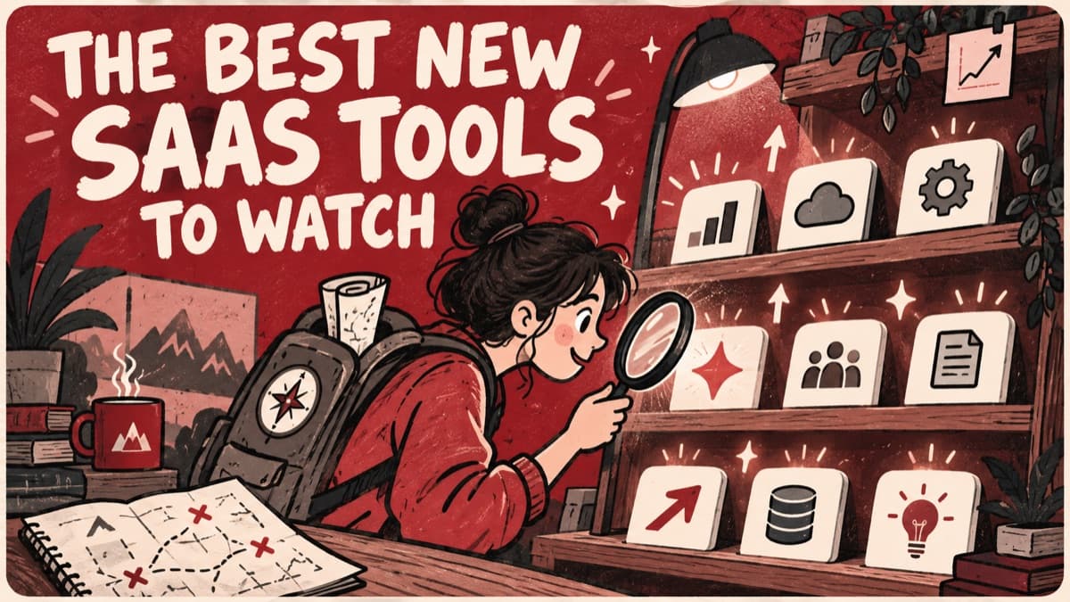 RareWeb discovery still life for a new SaaS tools guide